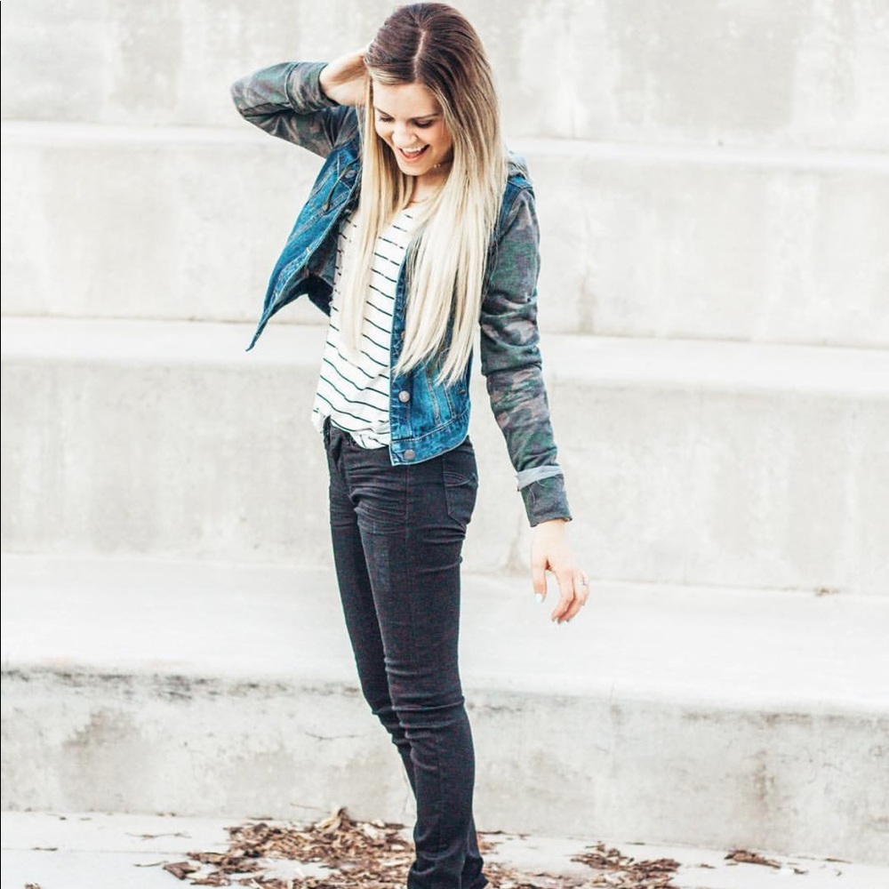 Camo Denim Jacket